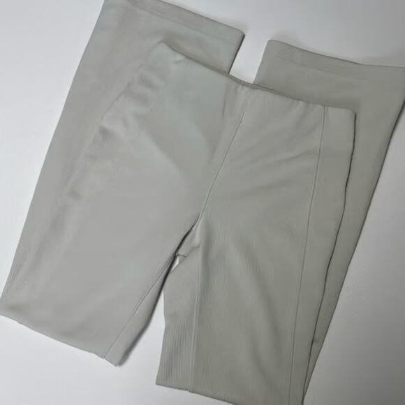 Lululemon Brushed Softstreme Ribbed Zip Flared Pant 32.5" - Picture 1 of 8
